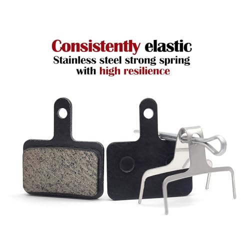 Bicycle Disc Brake Pads - 4 Pairs Resin Replacement Pads