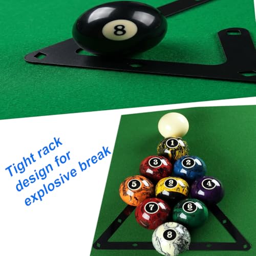 6 Pack Magic Ball Rack Sheets for 8, 9, and 10 Ball Pool