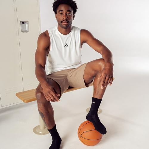 Cushioned Crew Socks 6-Pack for Men | Moisture-Wicking, Arch Support
