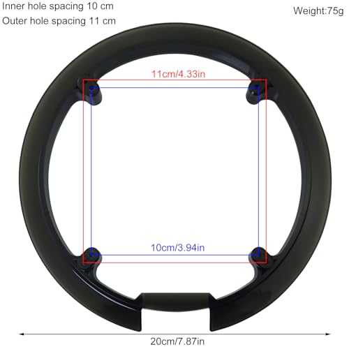 Universal Bicycle Sprocket Guard - 42-44 Teeth, Fits CNR 003, Black
