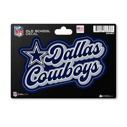 Dallas Cowboys Vintage Look Decal - 4" x 6" Vinyl Sticker