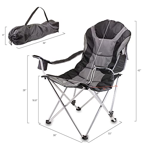 NCAA Arkansas Razorbacks Reclining Camp Chair - Indiana Hoosiers Variation