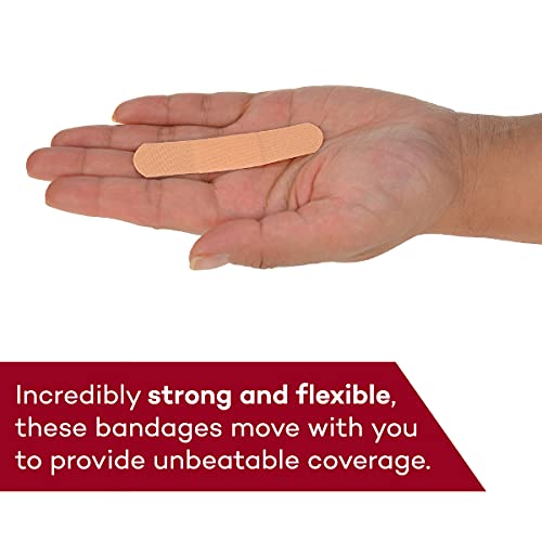 Fabric Adhesive Bandages - Non-Stick, Latex Free, 100 Count - 3/4" x 3"