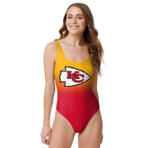 Kansas City Chiefs One-Piece Swim Suit - XX-Large Gametime Gradient