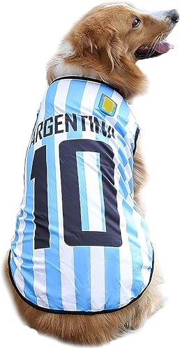 World Cup Soccer Jersey for Dogs - Blue, Small Size