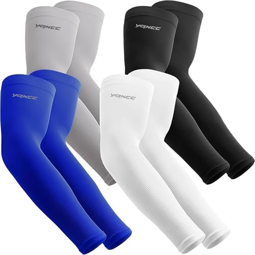 YQXCC Arm Sleeves UV Sun Protection Cooling Sport Compression for men