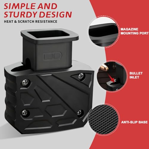 Glock Magazine Speed Loader - Fast, Pain-Free Loading - Classic Black