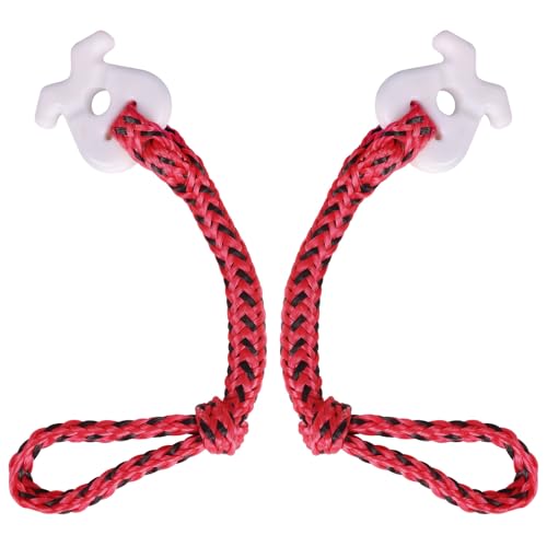 Zoombros 2Pcs Towable Rope Quick Connector, 19.7in for 1-4 Rider Towables