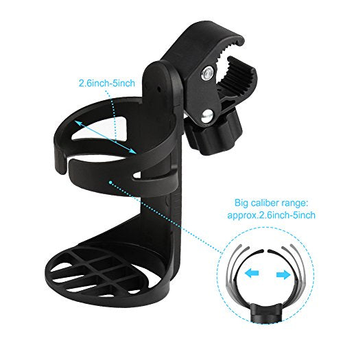 Bike Water Bottle Holder for Large Bottles - 1 Pack