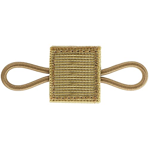 Tactical Gear Holder Clip Pack of 10 - Molle Web Dominator - Tan