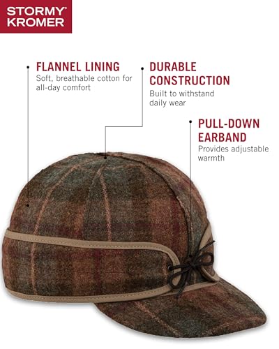 Stormy Kromer The Original Cap - Partridge Plaid 7 3/8