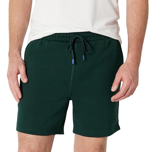 Amazon Essentials Men's Active Sweat Athletic Shorts Large Dark Green