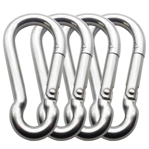3.15 Inch Heavy Duty Snap Hook Carabiner - 4 Pack