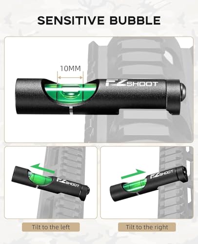 Scope Leveling Kit with Magnetic Base - Black