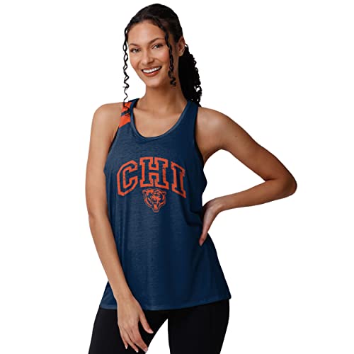 Chicago Bears Women's Twist Tank Top - Team Color, Medium
