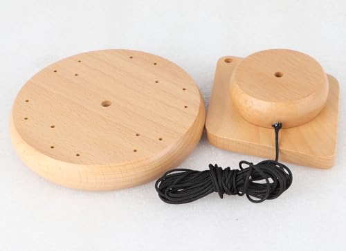 DIY Wind Chime Crafting Kit - Beech Wood Parts & Nylon Cord