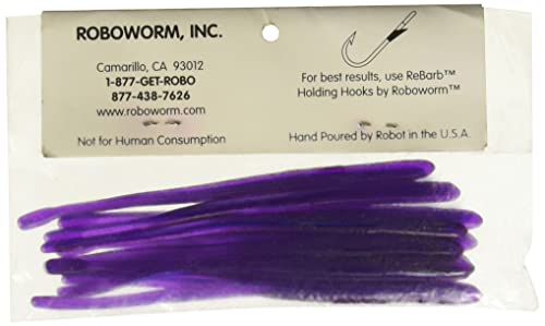 Roboworm 6-Inch Straight Tail Worm Bait - Folkestad Special