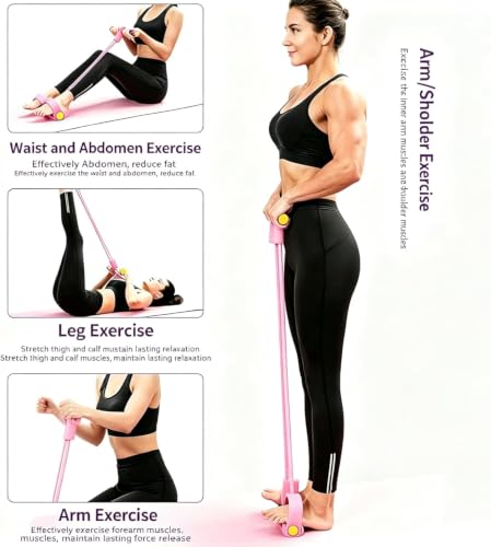 8 Tube Resistance Band with Handles for Strength Training - Blue