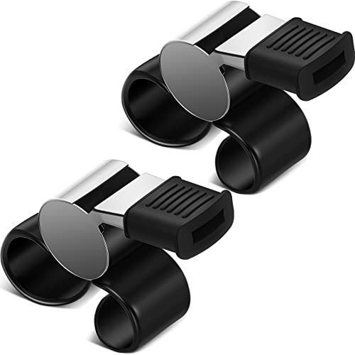 Loud Hockey Referee Whistle Set - 2 Pcs with Finger Grip