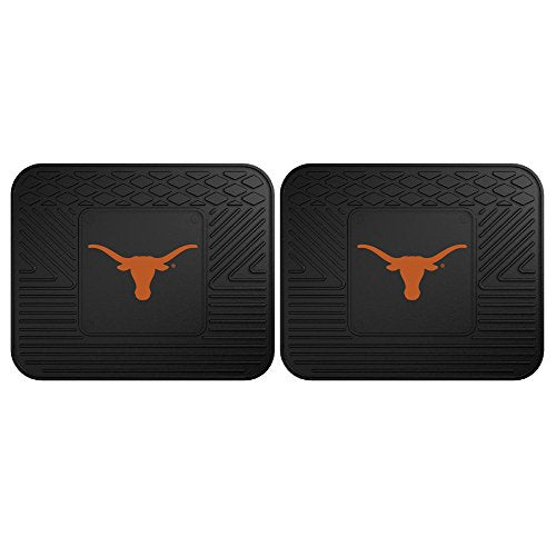 University of Texas Utility Mat Set - 2 Piece, Non-Skid, 14"x17"