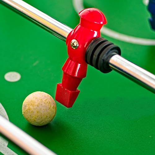 Foosball Replacement Players Set - 2 Red Plastic Soccer Figures