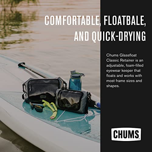 Chums Glassfloats Eyewear Retainer - Black, One Size, Floating Sunglass Strap