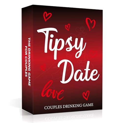 Tipsy Date Drinking Game for Couples - 50 Fun Challenges & Questions