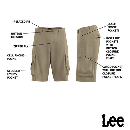 Men's Cargo Shorts with Belt - Relaxed Fit Hiking Shorts