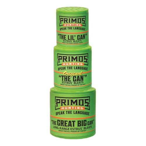 PRIMOS Deer Call Pack - The Can Family, Includes Original, Lil' & Big Can