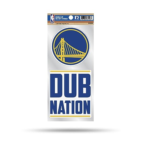 Golden State Warriors Die Cut Sticker Sheet - 2-Piece Set
