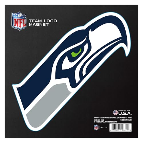 Seattle Seahawks Large Team Logo Magnet - 10" Metal