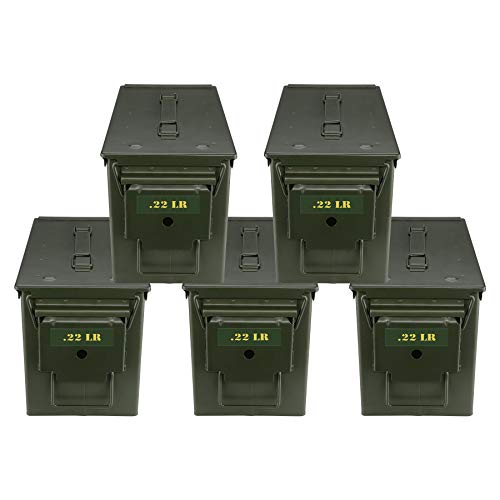 Ammo Can Stickers - 16 Pcs .22 LR Vinyl Skin Decals