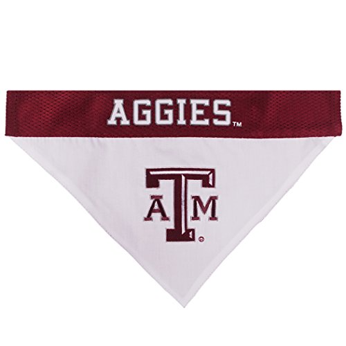 NCAA Reversible Dog Bandana - Texas A&M Aggies, Small/Medium