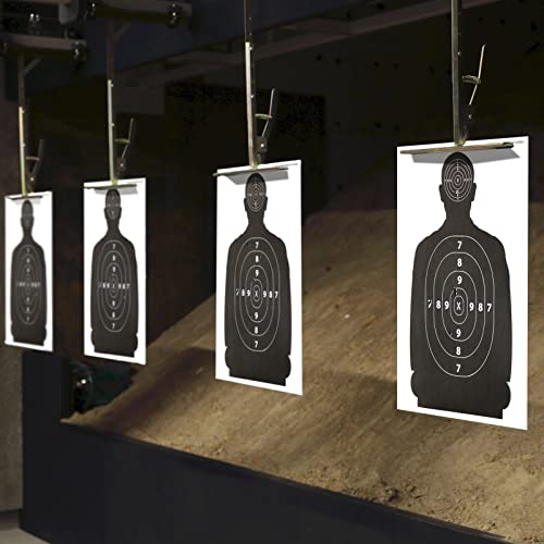 Shooting Targets for Shooting Range - 50 Pack, 17x25" Pistol Targets