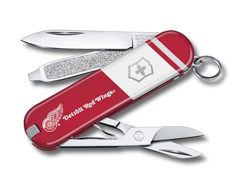 Compact 7 Function Swiss Army Pocket Knife with Key Ring