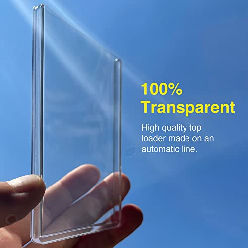 10 Pack 3x4 Top Loaders - 130PT Thick Card Holders