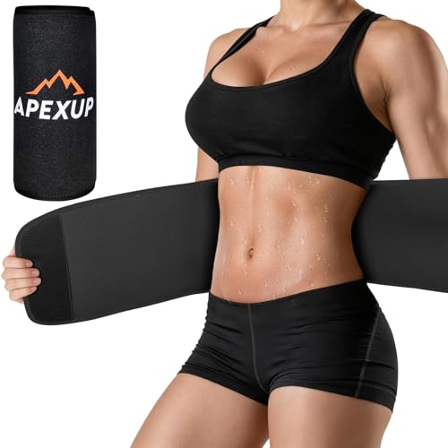 Waist Trainer for Women with Removable Lumbar Support - Medium Black