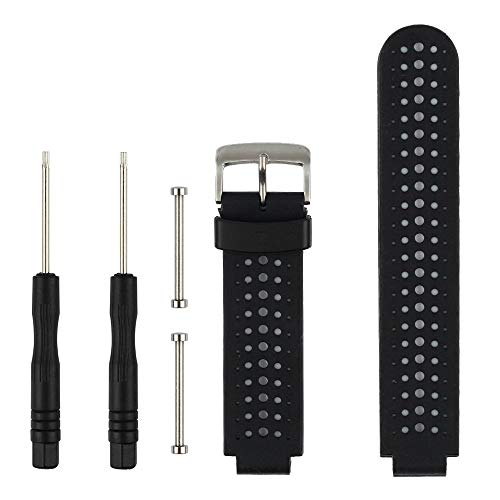 Garmin Approach S20 S5 S6 Watch Bands - Colorful Replacement Strap - Black/White