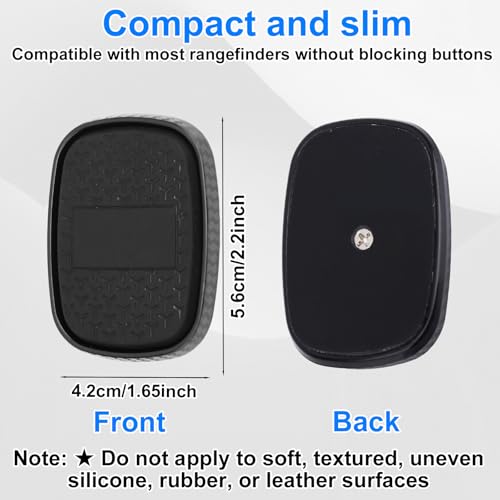 Magnetic Golf Rangefinder Holder with Washers - Black