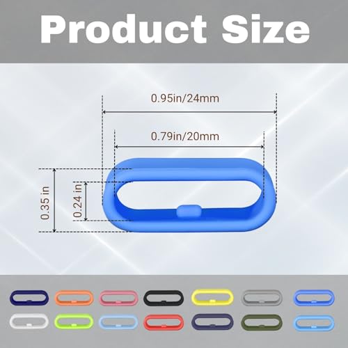 Silicone Magic Band Keeper Clips - 20mm Secure Holder for Disney Parks