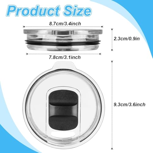 20 oz Tumbler Replacement Lids with Magnetic Slider - 1 Pack