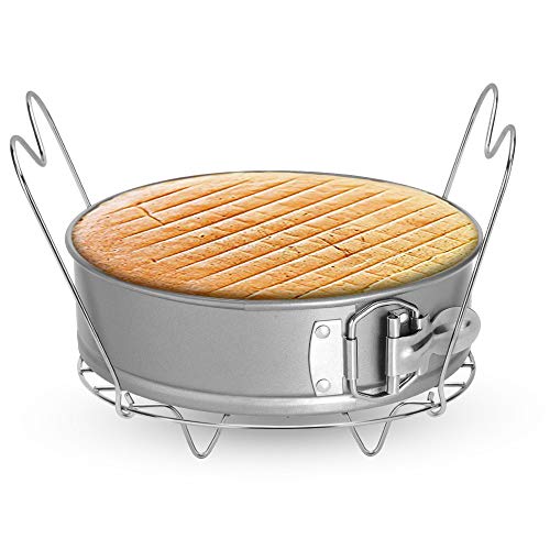 6-Inch Steamer Rack Trivet with Handles for Instant Pot