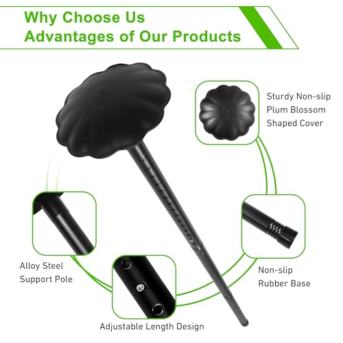 Adjustable Golf Travel Support Pole - Alloy Steel Telescopic Rod for Club Protection
