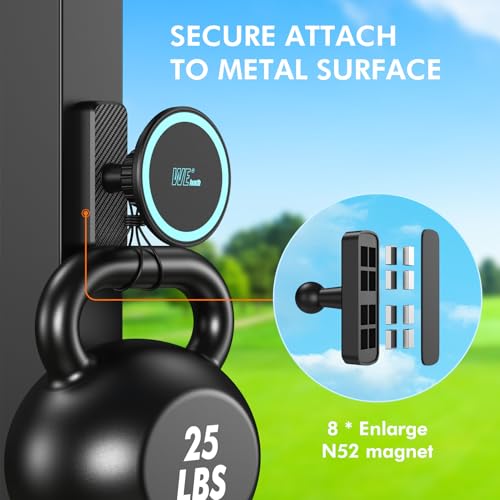 Golf Cart Phone Holder with Magnetic Mount for iPhone & Smartphones