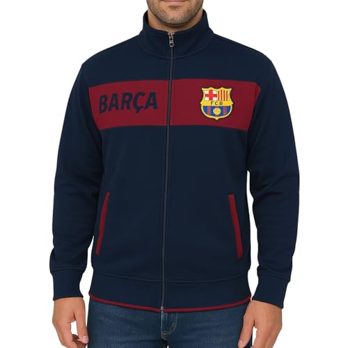 FC Barcelona Soccer Track Jacket - Unisex Adult, Medium