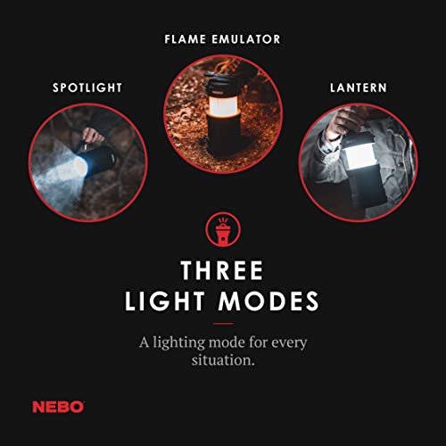 Nebo Big Poppy Rechargeable LED Lantern & Power Bank for Camping