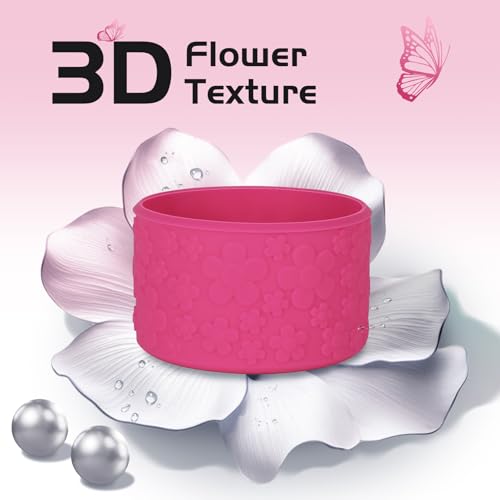 Vivid Violet Flower Gradient Silicone Boot for Stanley Tumblers