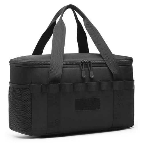 Lemubeane 14L Tactical Camping Storage Bag Black – Portable Trunk Organizer