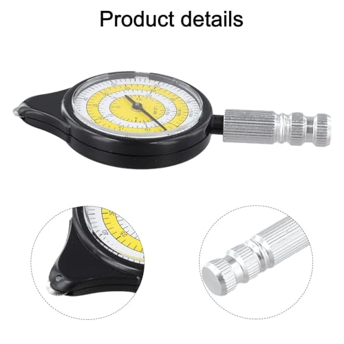 Curve Odometer - Portable Aluminum Alloy Distance Meter for Maps