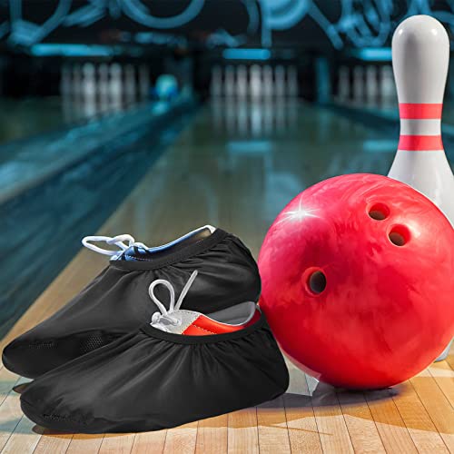 Geyoga 2 Pcs Bowling Shoe Covers Protector Black XL Classic for Men